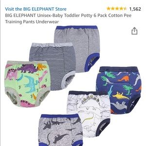 COPY - BIG ELEPHANT Potty Training Underwear